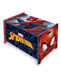 Cassapanca in legno portagiochi Spiderman Marvel