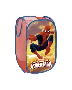 Spiderman Portagiochi in Tessuto Pop Up