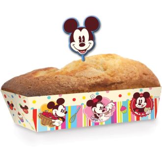 Set di 10 Stampi in Carta per Mini Torte Mickey Mouse Disney Cake Design