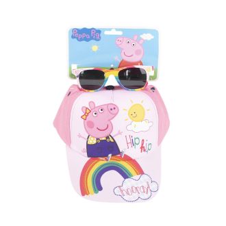 Set Cappellino ed occhiali da sole Peppa Pig