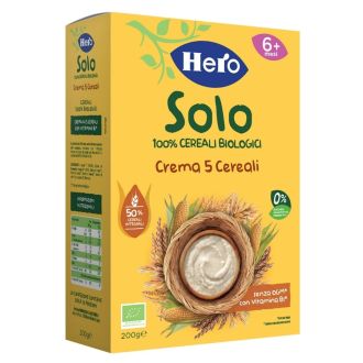 HERO Solo Crema 5 Cereali 100% biologico 200gr