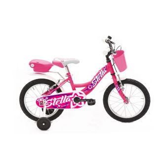 Bicicletta bambina Sport 1 Stella Fuxia 14 pollici