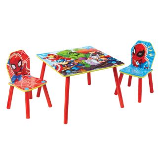 Set Tavolino e 2 sedie Marvel SuperHeroes Spiderman Avengers