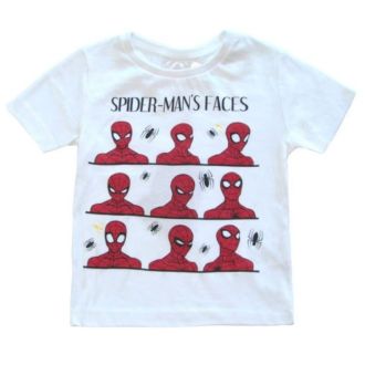 Maglietta T-Shirt Spiderman Faces