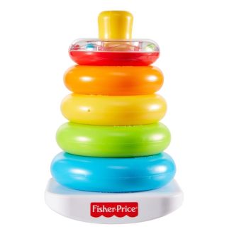 Fisher-Price Piramide 5 Anelli Giocattolo Impilabile per Bambini 6+ Mesi