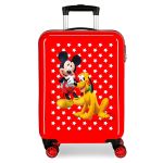 Trolley in ABS Mickey e Pluto Rosso